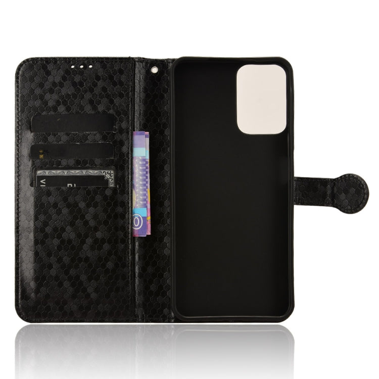 For Motorola Moto G Power 5G 2024 Honeycomb Dot Texture Leather Phone Case(Black) - Motorola Cases by PMC Jewellery | Online Shopping South Africa | PMC Jewellery | Buy Now Pay Later Mobicred