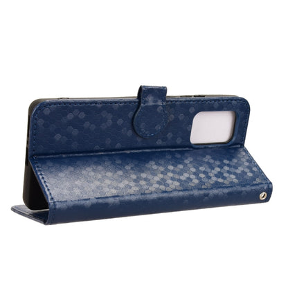 For Motorola Edge 5G 2024 Honeycomb Dot Texture Leather Phone Case(Blue) - Motorola Cases by PMC Jewellery | Online Shopping South Africa | PMC Jewellery | Buy Now Pay Later Mobicred