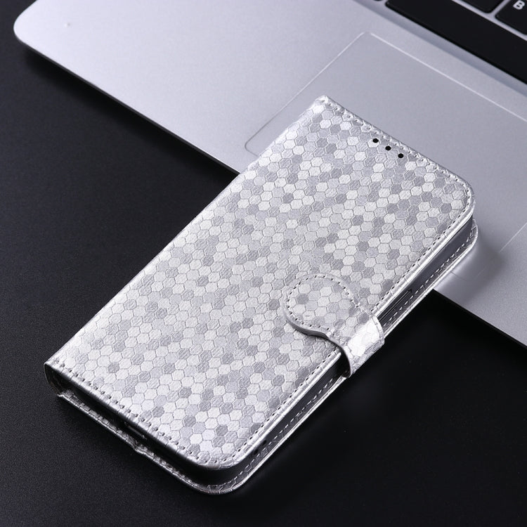 For Motorola Edge 5G 2024 Honeycomb Dot Texture Leather Phone Case(Silver) - Motorola Cases by PMC Jewellery | Online Shopping South Africa | PMC Jewellery | Buy Now Pay Later Mobicred