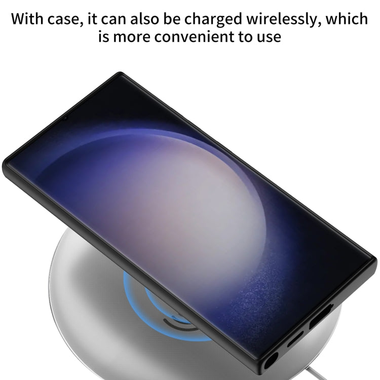 For Samsung Galaxy S24 5G GKK Skin Feel Leather MagSafe Magnetic Phone Case with Holder(Grey) - Galaxy S24 5G Cases by GKK | Online Shopping South Africa | PMC TechLife | Buy Now Pay Later Mobicred