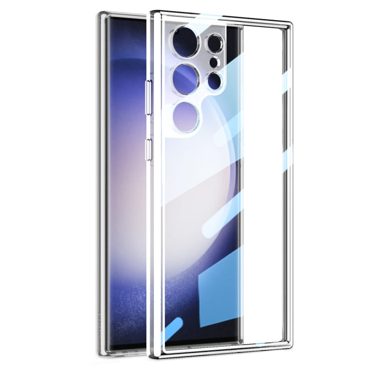 For Samsung Galaxy S24 Ultra 5G GKK Space Frame Transparent PC + TPU Phone Case(Transparent) - Galaxy S24 Ultra 5G Cases by GKK | Online Shopping South Africa | PMC Jewellery | Buy Now Pay Later Mobicred