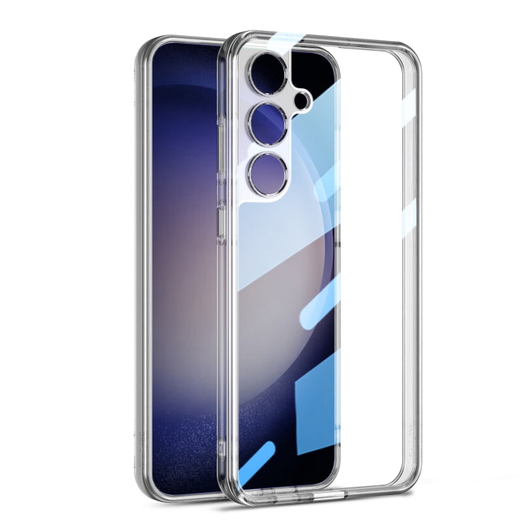 For Samsung Galaxy S24+ 5G GKK Space Frame Transparent PC + TPU Phone Case(Transparent) - Galaxy S24+ 5G Cases by GKK | Online Shopping South Africa | PMC Jewellery | Buy Now Pay Later Mobicred