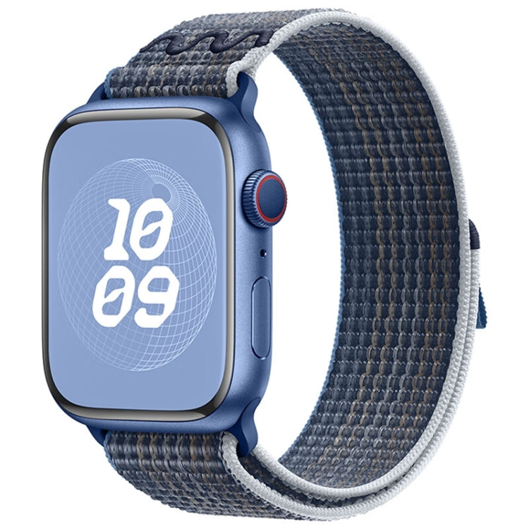 For Apple Watch Ultra 2 49mm Loop Nylon Watch Band(Storm Blue) - Watch Bands by PMC Jewellery | Online Shopping South Africa | PMC Jewellery | Buy Now Pay Later Mobicred