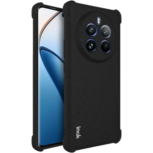 For Realme 12 Pro / 12 Pro+ 5G imak Shockproof Airbag TPU Phone Case(Matte Black) - Realme Cases by imak | Online Shopping South Africa | PMC Jewellery | Buy Now Pay Later Mobicred