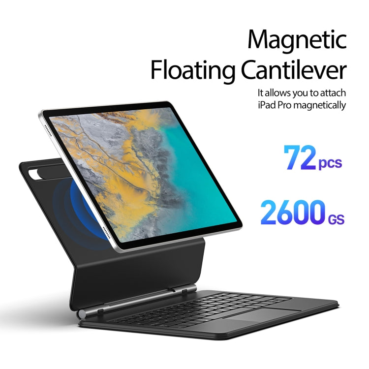 For Samsung Galaxy Tab S10+ / S9+ DUX DUCIS MK Series Floating Magnetic Keyboard Tablet Leather Case - Samsung Keyboard by DUX DUCIS | Online Shopping South Africa | PMC TechLife | Buy Now Pay Later Mobicred