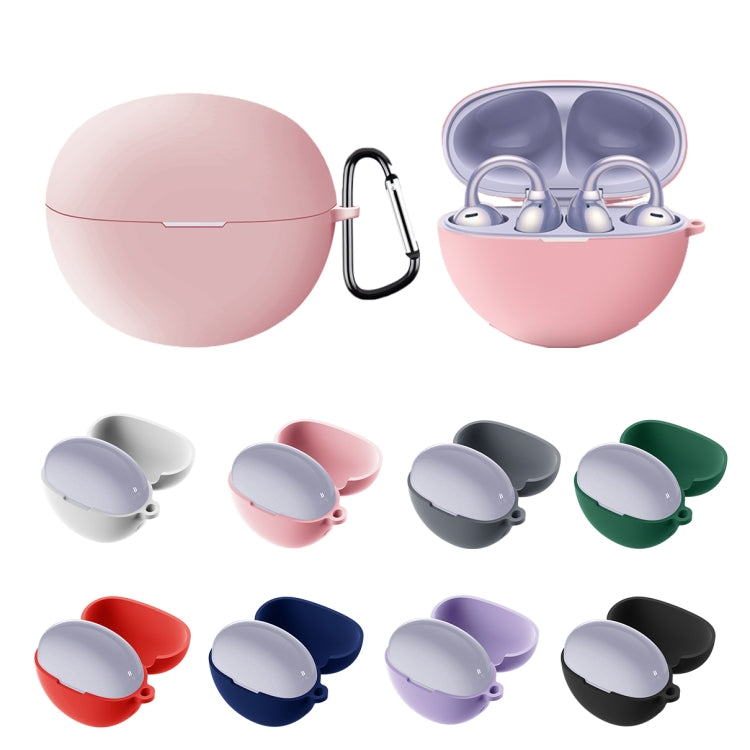 For Huawei FreeClip Earphone Liquid Silicone Protective Case(Purple) - free shipping - PMC Jewellery - Order now!