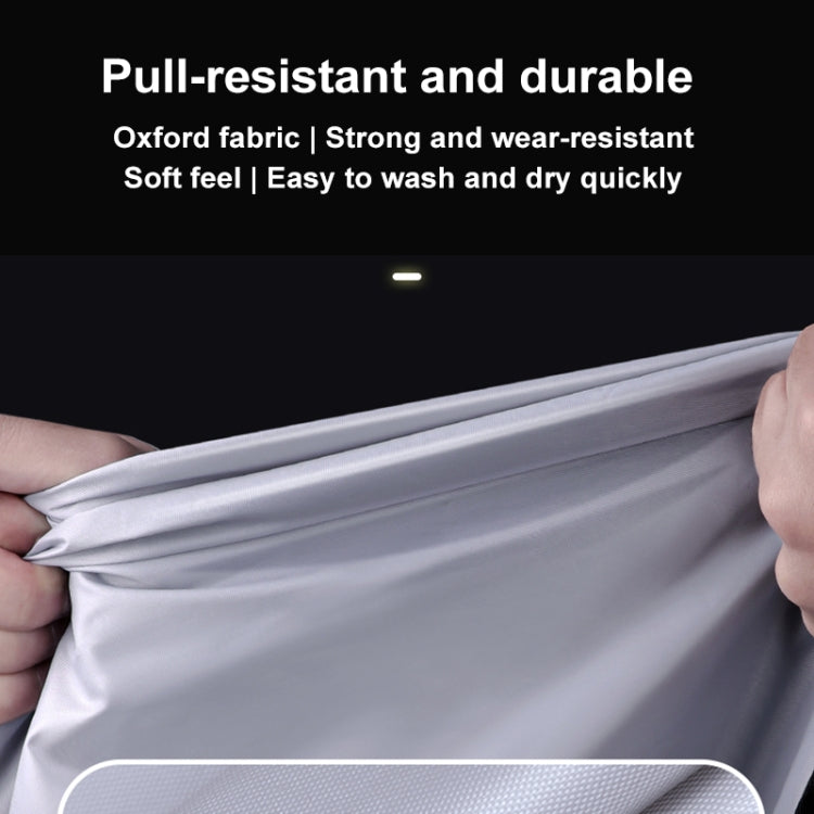 MOTOLSG Motorcycle Waterproof Sunproof Dustproof Thickening Cover, Size:XXXL(Silver Black) - free shipping - PMC TechLife - Order now!