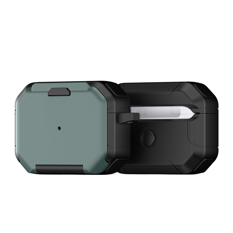 For AirPods Pro 2 DUX DUCIS PECF Series Earbuds Box Protective Case(Army Green) - For AirPods Pro 2 by DUX DUCIS | Online Shopping South Africa | PMC Jewellery | Buy Now Pay Later Mobicred