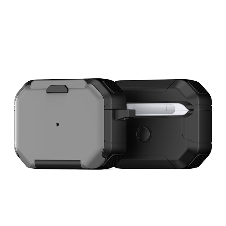 For AirPods Pro 2 DUX DUCIS PECF Series Earbuds Box Protective Case(Grey) - For AirPods Pro 2 by DUX DUCIS | Online Shopping South Africa | PMC Jewellery | Buy Now Pay Later Mobicred