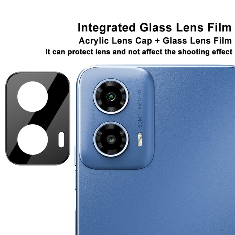For Motorola Moto G34 5G imak High Definition Integrated Glass Lens Film Black Version - Motorola Tempered Glass by imak | Online Shopping South Africa | PMC Jewellery | Buy Now Pay Later Mobicred