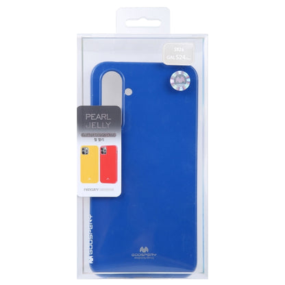 For Samsung Galaxy S24+ 5G GOOSPERY PEARL JELLY Shockproof TPU Phone Case(Blue) - Galaxy S24+ 5G Cases by GOOSPERY | Online Shopping South Africa | PMC Jewellery | Buy Now Pay Later Mobicred