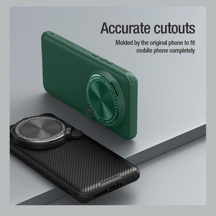 For Xiaomi 15 Ultra NILLKIN Black Mirror Prop CD Texture Mirror Precise Hole MagSafe Magnetic Phone Case(Black) - free shipping - PMc TechLife - Order now!