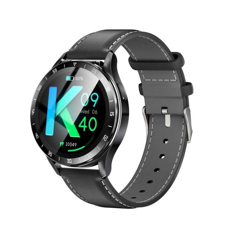 X10 Headphones Smart Watch 1.39 inch Waterproof Bracelet, Support Bluetooth Call / NFC / Heart Rate(Black + Leather) - free shipping - PMC TechLife - Order now!