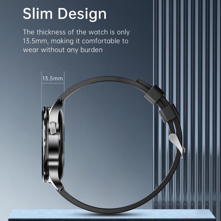 X10 Headphones Smart Watch 1.39 inch Waterproof Bracelet, Support Bluetooth Call / NFC / Heart Rate(Black + Leather) - free shipping - PMC TechLife - Order now!