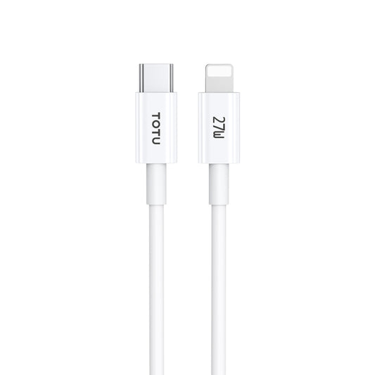 TOTU CB-1-PD 27W USB-C/Type-C to 8 Pin Data Cable, Length: 1m(White) - 2 in 1 Cable by TOTUDESIGN | Online Shopping South Africa | PMC Jewellery | Buy Now Pay Later Mobicred