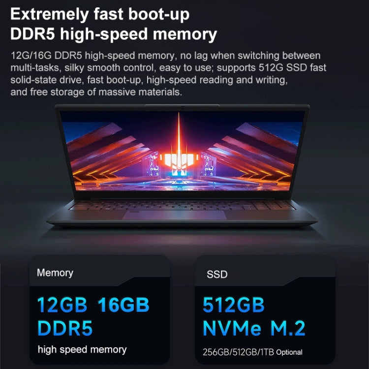 AK15U 15.6 inch Ultrathin Laptop, 12GB+512GB, Windows 10 Intel Processor N95 Quad Core(Dark Grey) - Others by PMC TechLife | Online Shopping South Africa | PMC TechLife