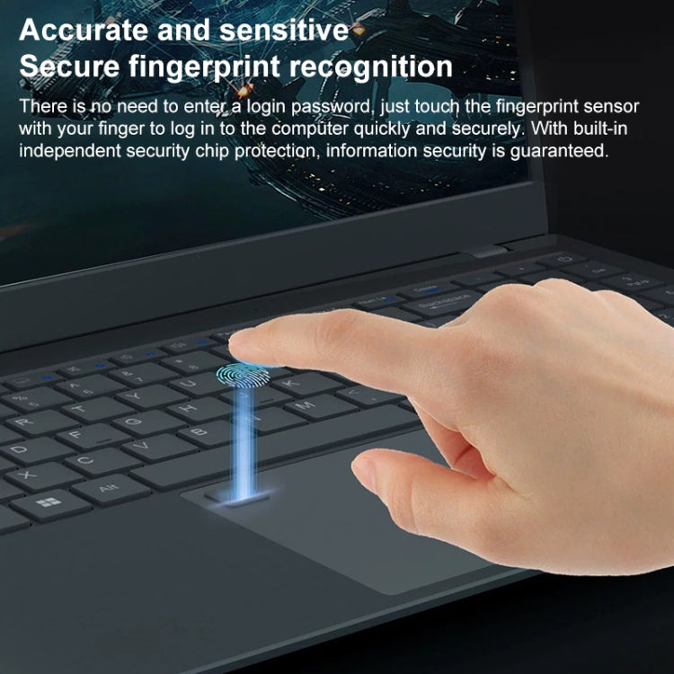 AK15U 15.6 inch Ultrathin Laptop, 12GB+256GB, Windows 10 Intel Processor N95 Quad Core(Dark Grey) - Others by PMC TechLife | Online Shopping South Africa | PMC TechLife | Buy Now Pay Later Mobicred