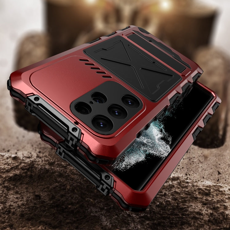 For Samsung Galaxy S24 Ultra 5G R-JUST Life Waterproof Dustproof Shockproof Phone Case(Red) - Galaxy S24 Ultra 5G Cases by R-JUST | Online Shopping South Africa | PMC Jewellery