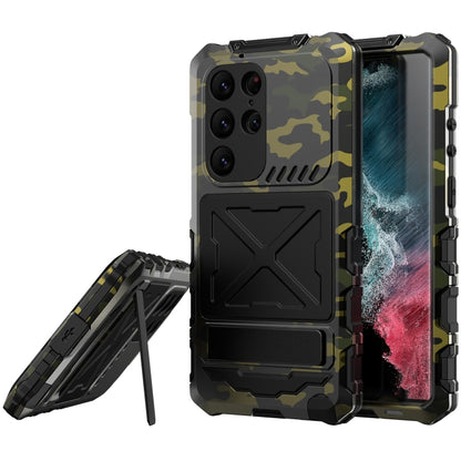 For Samsung Galaxy S24 Ultra 5G R-JUST Life Waterproof Dustproof Shockproof Phone Case(Camouflage) - Galaxy S24 Ultra 5G Cases by R-JUST | Online Shopping South Africa | PMC Jewellery