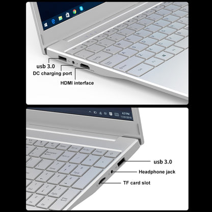 V8 15.6 inch Ultrathin Laptop, 16GB+2TB, Windows 10 Intel Processor N95 Quad Core(Silver) - Others by PMC Jewellery | Online Shopping South Africa | PMC Jewellery