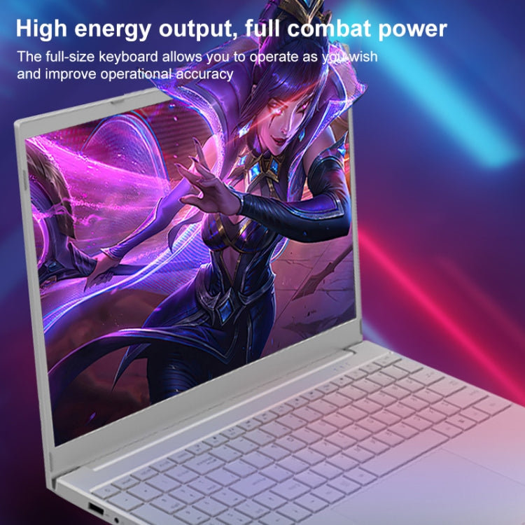 V8 15.6 inch Ultrathin Laptop, 16GB+128GB, Windows 11 Intel Jasper Lake N5095 Quad Core(Silver) - free shipping - PMC TechLife - Order now!
