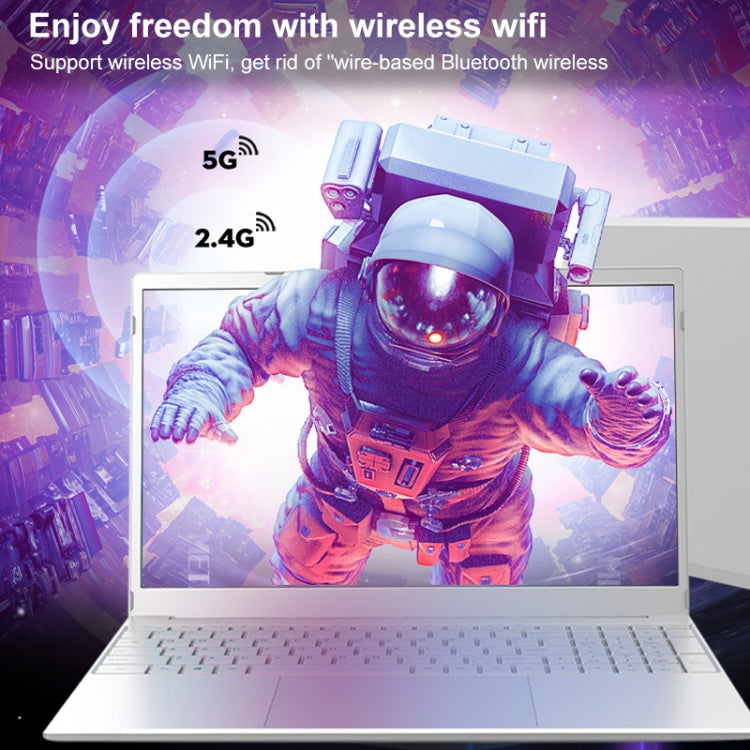 V8 15.6 inch Ultrathin Laptop, 16GB+256GB, Windows 10 Intel Jasper Lake N5095 Quad Core(Silver) - Others by PMC TechLife | Online Shopping South Africa | PMC TechLife