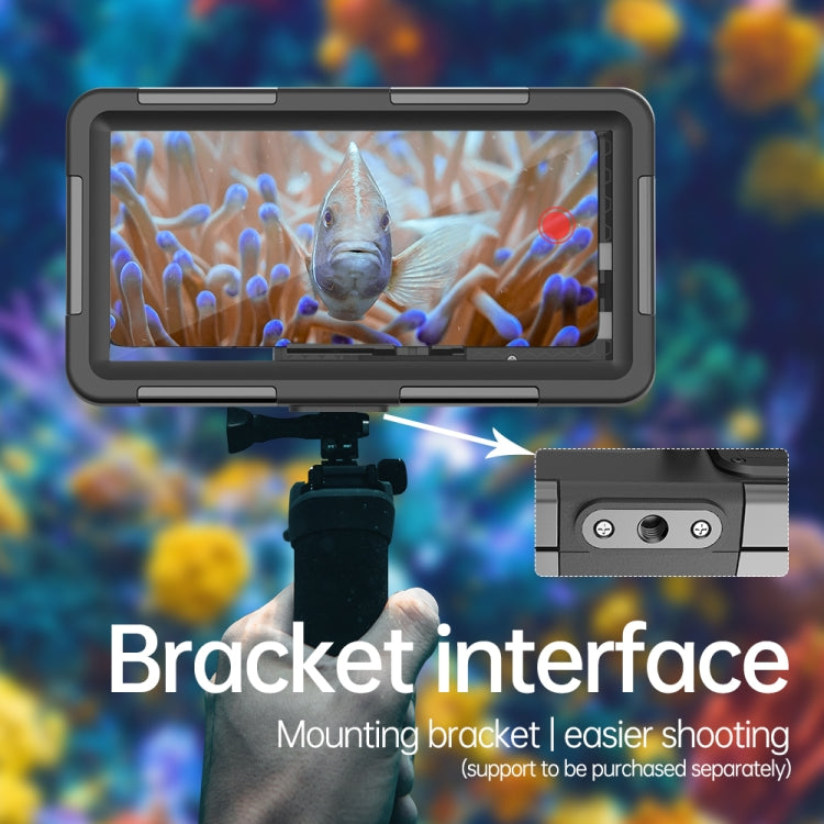 Diving Shell Gen2 Upgrade IP68 Waterproof Phone Case(Black) - Waterproof Bag by PMC TechLife | Online Shopping South Africa | PMC TechLife | Buy Now Pay Later Mobicred