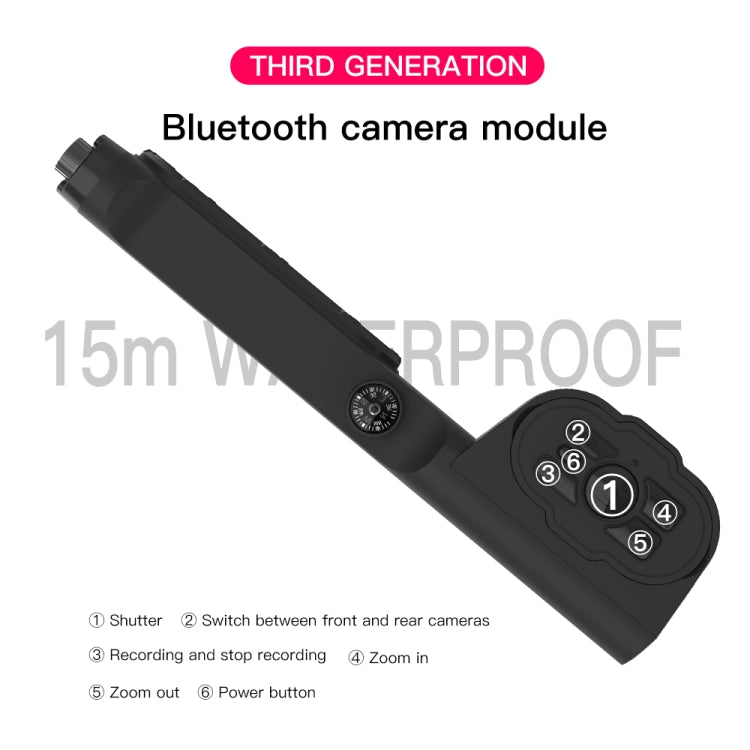Diving Shell Gen3 Bluetooth Waterproof Phone Case(Black) - Waterproof Bag by PMC TechLife | Online Shopping South Africa | PMC TechLife | Buy Now Pay Later Mobicred