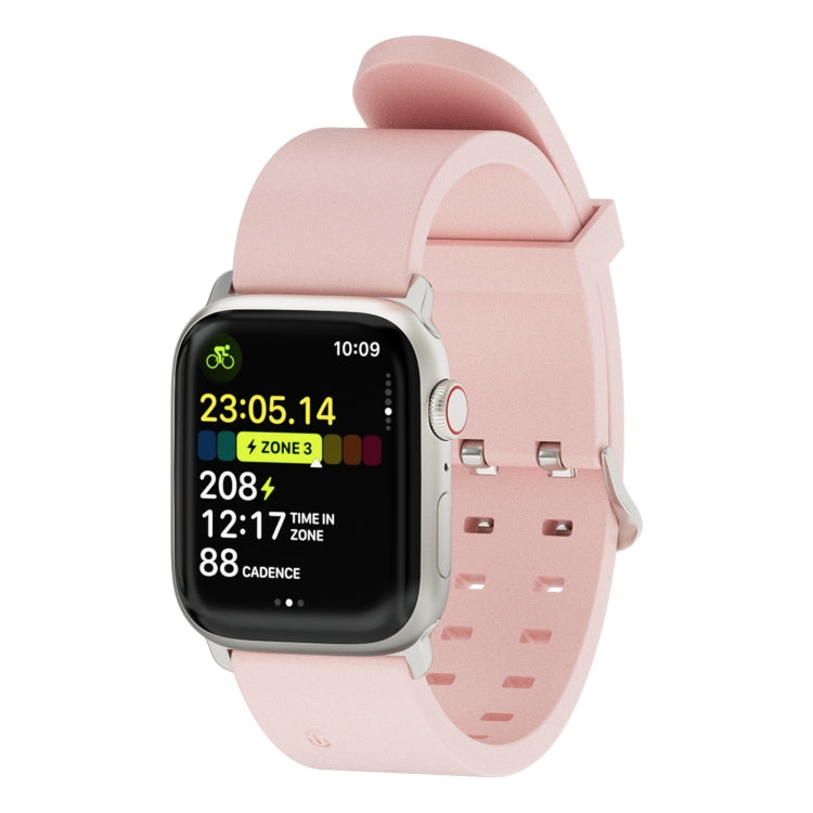 For Apple Watch SE 40mm Luminous Colorful Light Silicone Watch Band(Pink) - Watch Bands by PMC TechLife | Online Shopping South Africa | PMC TechLife