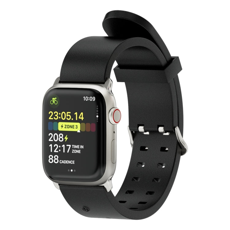 For Apple Watch Series 5 40mm Luminous Colorful Light Silicone Watch Band(Black) - free shipping - PMC TechLife - Order now!