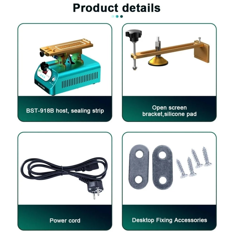 BEST B-918B 7 inch Multi-function Mobile Phone Screen Rotary Separator, US Plug - free shipping - PMC TechLife - Order now!