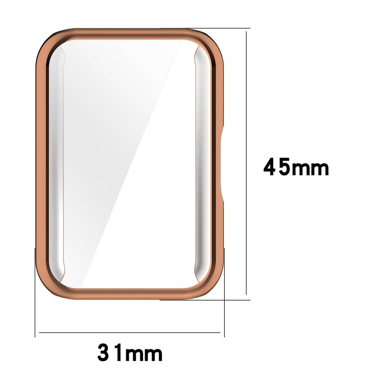 For Samsung Galaxy Fit 3 Full Coverage TPU Electroplated Watch Protective Case(Green) - Watch Cases by PMC TechLife | Online Shopping South Africa | PMC TechLife