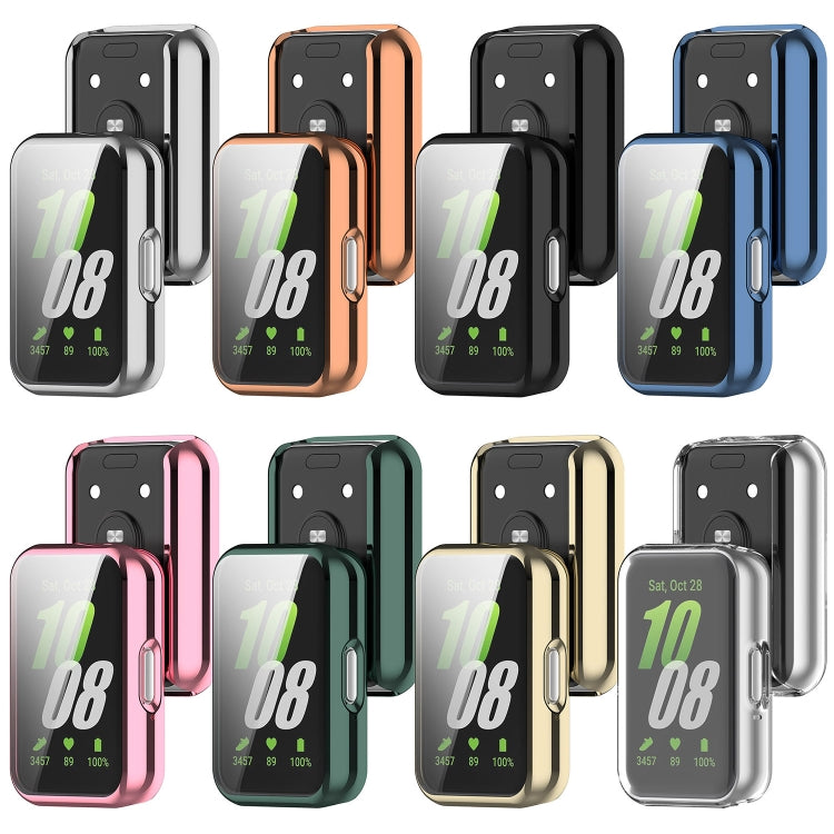 For Samsung Galaxy Fit 3 Full Coverage TPU Electroplated Watch Protective Case(Rose Gold) - Watch Cases by PMC TechLife | Online Shopping South Africa | PMC TechLife