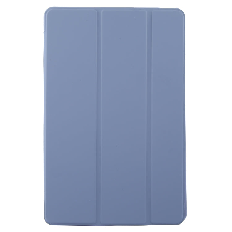 For Lenovo Tab M11/ Xiaoxin Pad 11 2024 Tri-fold Silicone Leather Tablet Case(Lavender Purple) - Lenovo by PMC Jewellery | Online Shopping South Africa | PMC Jewellery | Buy Now Pay Later Mobicred