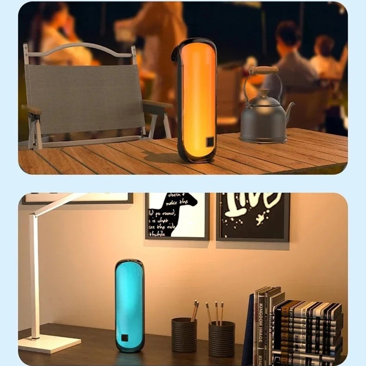 T&G TG-384 Mini Portable Bluetooth Speaker Support TF / U-disk / RGB Light(Grey) - free shipping - PMC Jewellery - Order now!