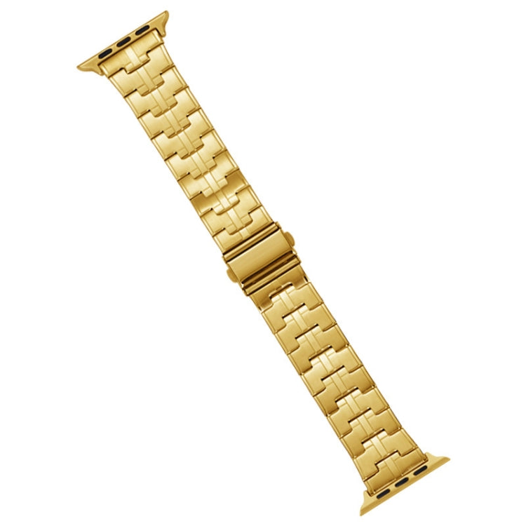 For Apple Watch Series 5 40mm Stainless Steel Watch Band(Gold) - free shipping - PMC TechLife - Order now!
