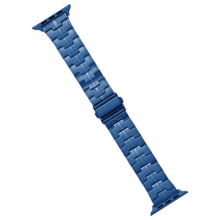 For Apple Watch Series 5 40mm Stainless Steel Watch Band(Blue) - free shipping - PMC TechLife - Order now!