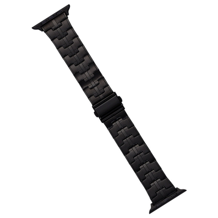 For Apple Watch Series 2 42mm Stainless Steel Watch Band(Black) - free shipping - PMC TechLife - Order now!