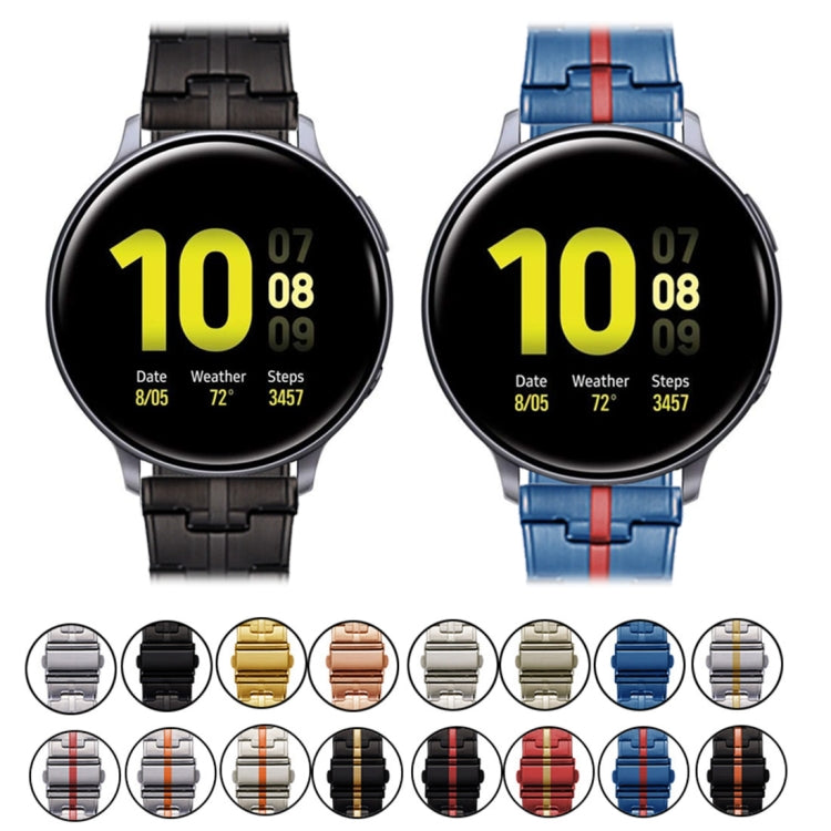 22mm Stainless Steel Watch Band(Black Gold) - free shipping - PMC TechLife - Order now!