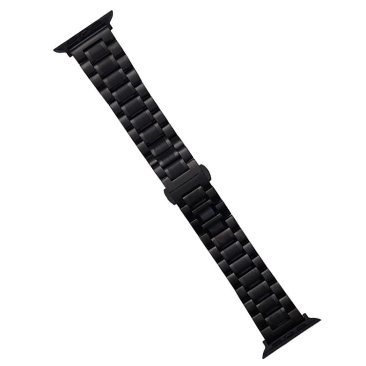 For Apple Watch Series 3 38mm Five-Beads Stainless Steel Watch Band(Black) - free shipping - PMC TechLife - Order now!
