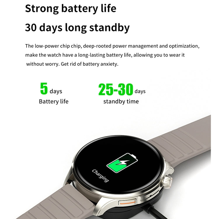 J45 1.43 inch BT5.1 Smart Sport Watch, Support Sleep / Heart Rate / Blood Oxygen / Blood Pressure Health Monitor(Green) - Smart Watches by PMC TechLife | Online Shopping South Africa | PMC TechLife