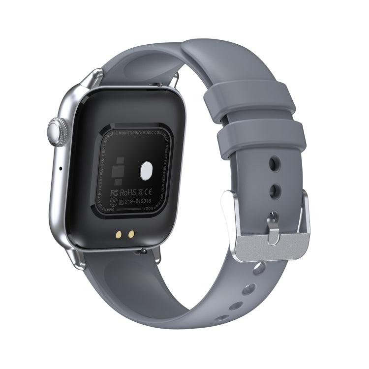 QS08 PRO 1.83 inch BT5.2 Smart Sport Watch, Support Sleep / Heart Rate / Blood Oxygen / Temperature / Blood Pressure Health Monitor(Silver+Grey) - Smart Watches by PMC TechLife | Online Shopping South Africa | PMC TechLife