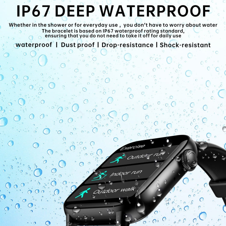 QS08 PRO 1.83 inch BT5.2 Smart Sport Watch, Support Sleep / Heart Rate / Blood Oxygen / Temperature / Blood Pressure Health Monitor(Black+Grey) - free shipping - PMC TechLife - Order now!