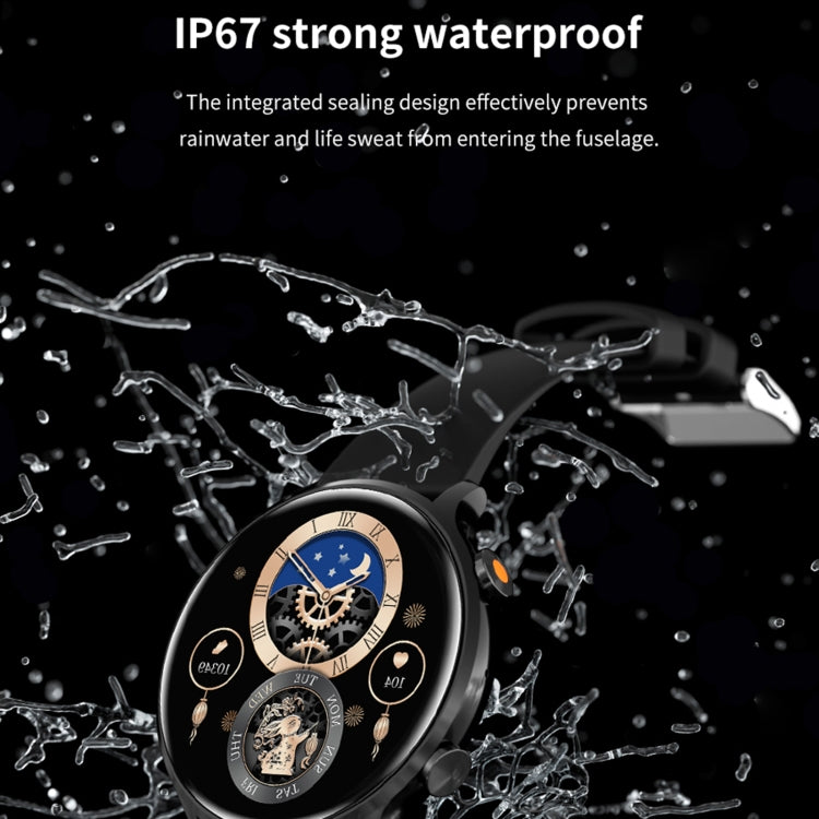 QS40 1.39 inch BT5.2 Smart Sport Watch, Support Bluetooth Call / Sleep / Blood Oxygen / Temperature / Heart Rate / Blood Pressure Health Monitor(Black) - Smart Watches by PMC TechLife | Online Shopping South Africa | PMC TechLife | Buy Now Pay Later Mobicred