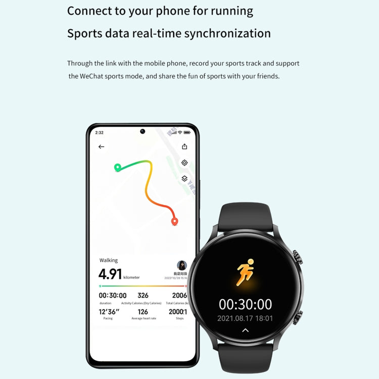 QS40 1.39 inch BT5.2 Smart Sport Watch, Support Bluetooth Call / Sleep / Blood Oxygen / Temperature / Heart Rate / Blood Pressure Health Monitor(Orange) - Smart Watches by PMC TechLife | Online Shopping South Africa | PMC TechLife