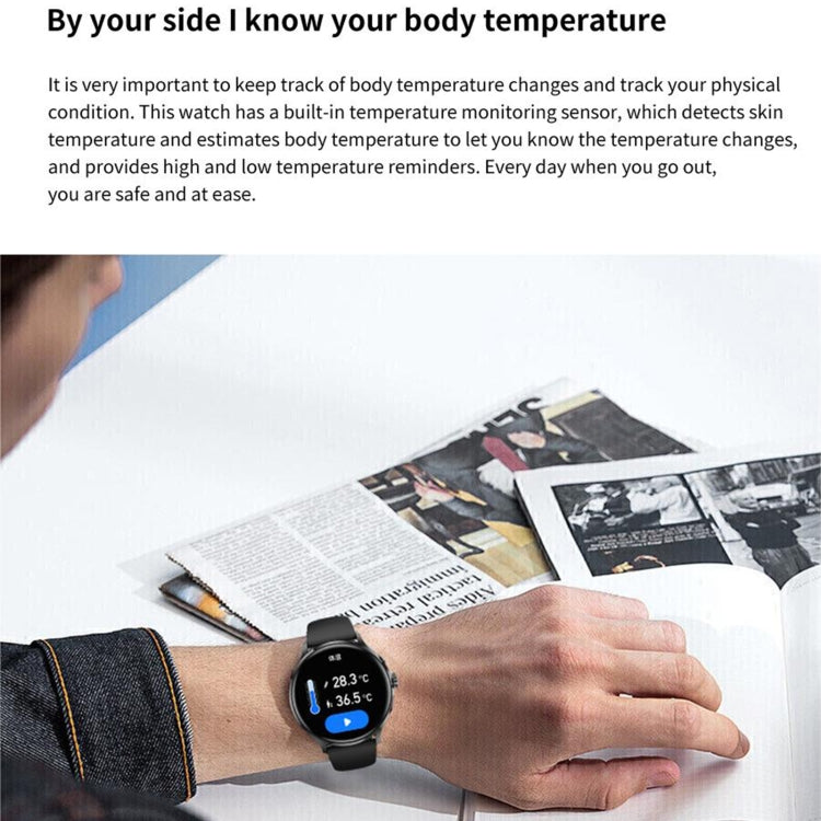 QS80 1.39 inch BT5.2 Smart Sport Watch, Support Bluetooth Call / Sleep / Blood Oxygen / Temperature / Heart Rate / Blood Pressure Health Monitor(Orange) - Smart Watches by PMC TechLife | Online Shopping South Africa | PMC TechLife