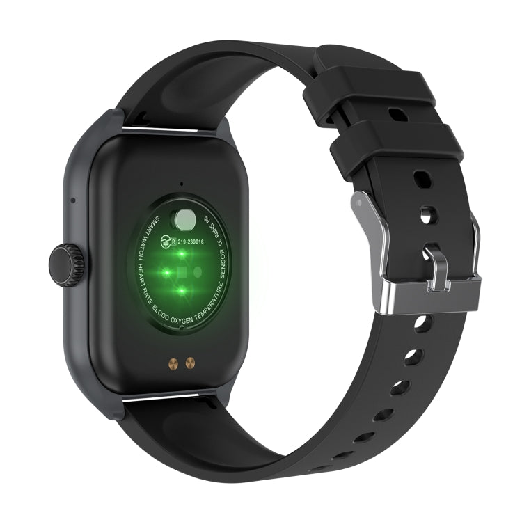 Qx5 1.96 inch BT5.2 Smart Sport Watch, Support Bluetooth Call / Sleep / Blood Oxygen / Temperature / Heart Rate / Blood Pressure Health Monitor(Black) - Smart Watches by PMC TechLife | Online Shopping South Africa | PMC TechLife