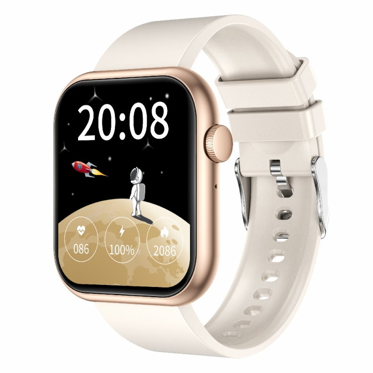QX7 Pro 2.0 inch BT5.2 Smart Sport Watch, Support Bluetooth Call / Sleep / Blood Sugar / Blood Oxygen / Temperature / Heart Rate / Blood Pressure Health Monitor(Beige) - Smart Watches by PMC TechLife | Online Shopping South Africa | PMC TechLife