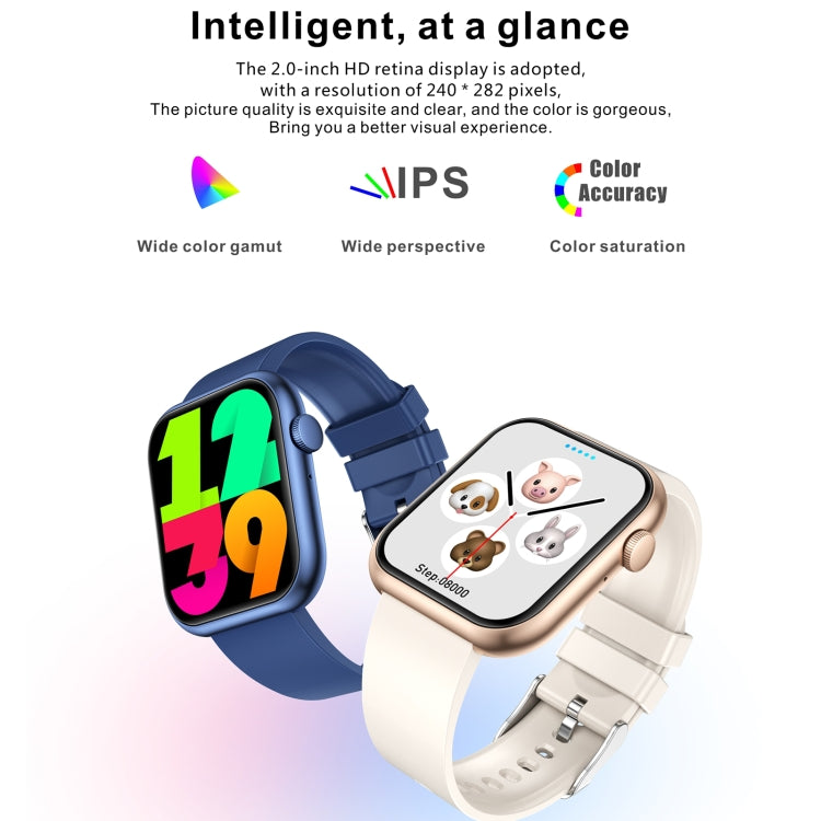 QX7 Pro 2.0 inch BT5.2 Smart Sport Watch, Support Bluetooth Call / Sleep / Blood Sugar / Blood Oxygen / Temperature / Heart Rate / Blood Pressure Health Monitor(Black) - Smart Watches by PMC TechLife | Online Shopping South Africa | PMC TechLife