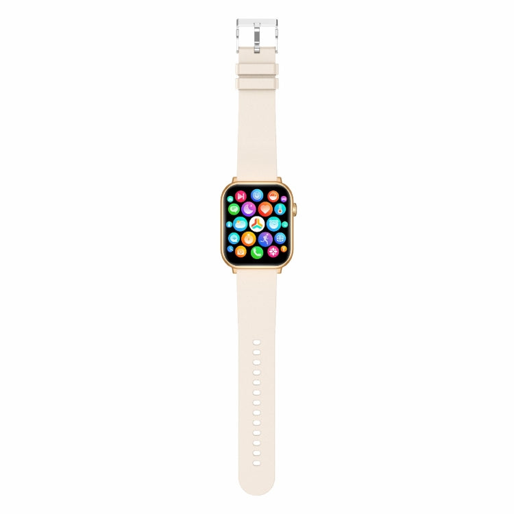 QX9 1.96 inch BT5.2 Smart Sport Watch, Support Bluetooth Call / Sleep / Blood Oxygen / Heart Rate / Blood Pressure Health Monitor(Beige) - Smart Watches by PMC TechLife | Online Shopping South Africa | PMC TechLife